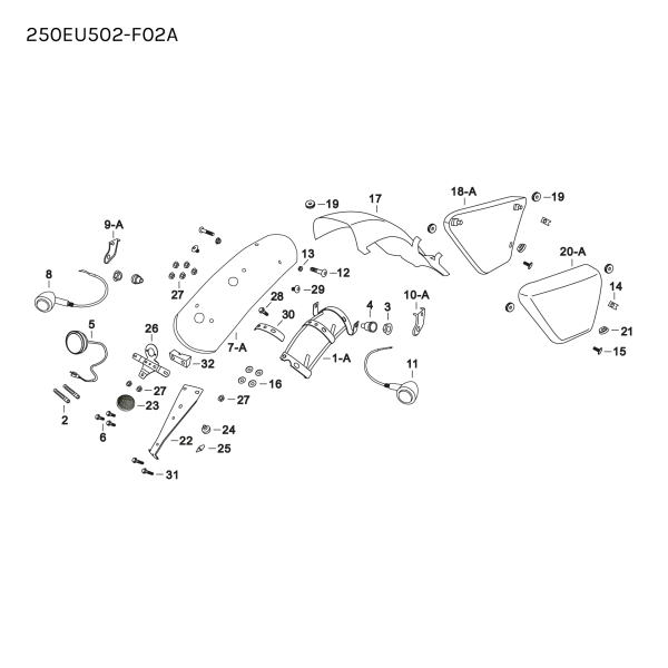 RUBBER PAD - TAIL LIGHT BRACKET