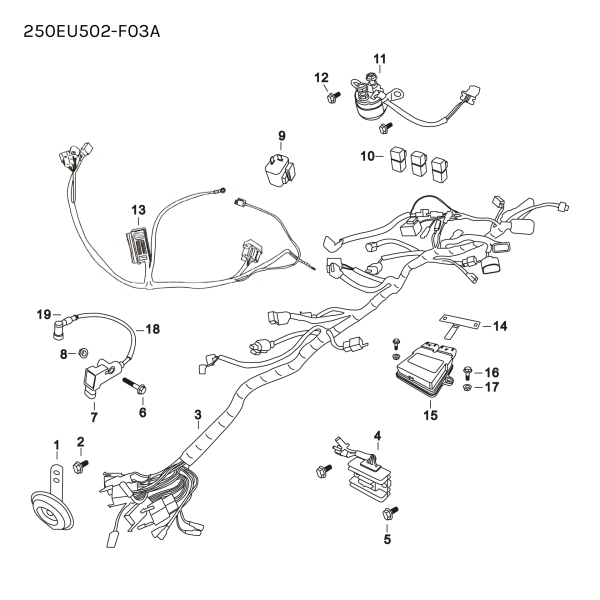 WIRING LOOM - ABS