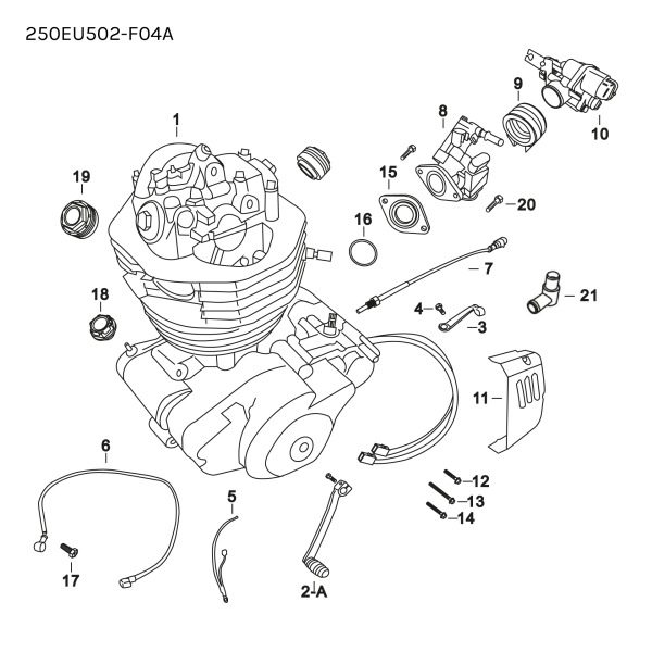 ENGINE - GS250 - BLACK