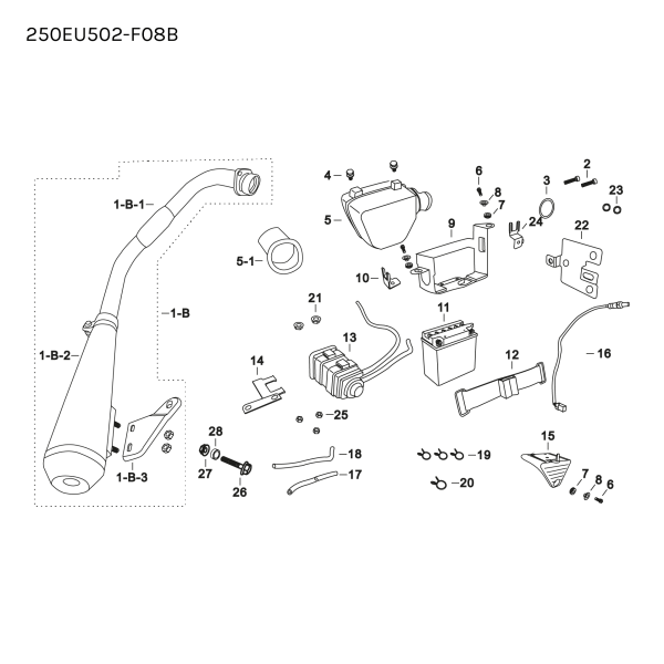 BRACKET - EXHAUST - RH