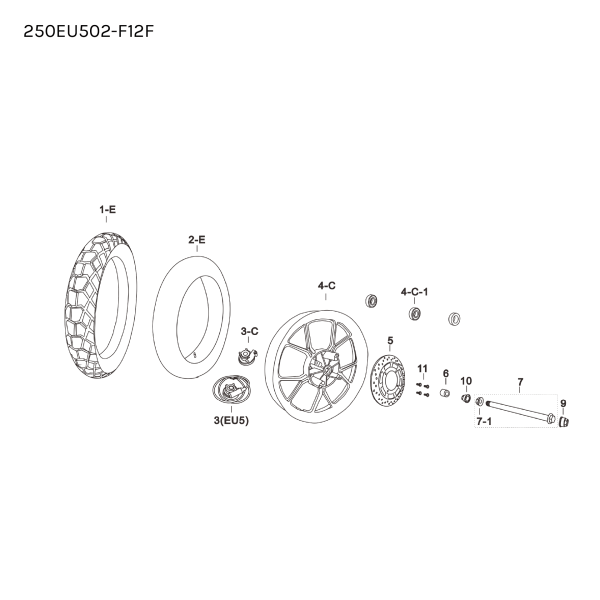 INNER TUBE - 120/70-17