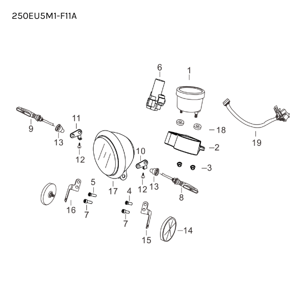 BRACKET - INDICATOR - FRONT - LH