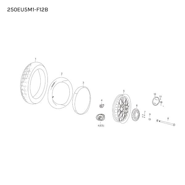 INNER TUBE - TIMSUN 110/90-18