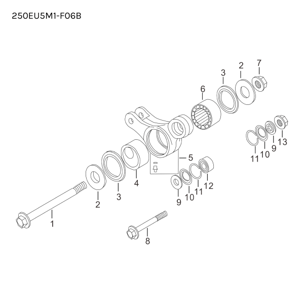 BOLT - M12x60x1.25